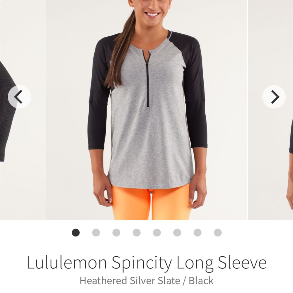 Lululemon Spin City top